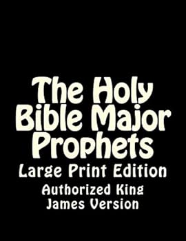 Paperback The Holy Bible Major Prophets: Large Print Edition Book