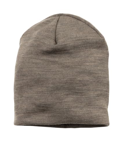 Engel Natur | Merino Beanie Kinder Mütze | 70% Wolle (kbT), 30% Seide | GOTS Zertifiziert (DE/NL/SE/PL, Alter, 1 Jahr, 2 Jahre, Walnuss)
