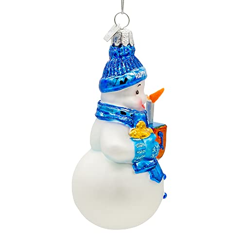 Kurt-Adler-425-Inch-Noble-Gems-Glass-Hanukkah-Snowman-Ornament Kurt Adler 425 Inch Noble Gems Glass Hanukkah Snowman Ornament