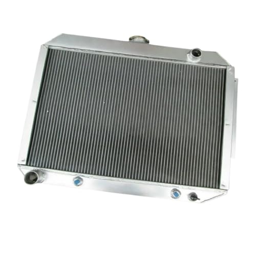 Radiateur alu 3 rangées anti surchauffe pour voiture ancienne Po Pl 7.2 V8 1966-1970