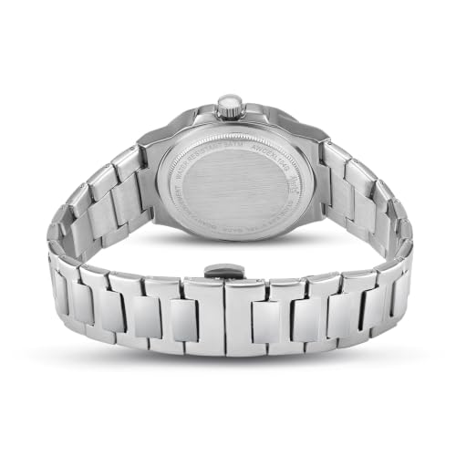 Image of Ajanta Quartz Astera Dial Stainless Steel Date Display Watch for Men