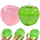 Apfel Squishy Anti-Stress Spielzeug, 2 Stück Squishy Quetschbare Stressball
