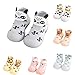 Lauflernschuhe Babyschuhe Mädchen Krabbelschuhe Winter Warme Babyschuhe Indoor Rutschfest Kleinkind Schuhe Weicher Kinder Schuhe Strick Weiche Sohle Gummischuhe Socken Hausschuhe Kleinkinderschuhe