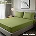 Utopia Bedding Queen Fitted Sheet - Bottom Sheet - Deep Pocket - Soft Microfiber - Shrinkage and Fade Resistant-Easy Care -1 Fitted Sheet Only (Olive)