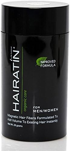 Hairatin Hair Building Fibers to Conceal Thinning Hair or Hair Loss Instantly for Men and Women 28 Grams Hairatin by re-evolution-BLACK