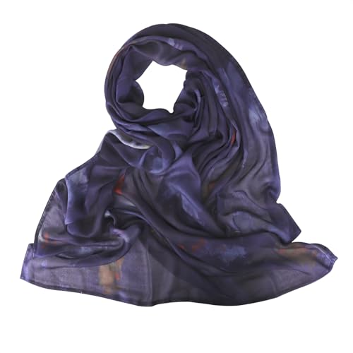 TINAYAUE 78.74 * 35.43 Inch Extra Large Women Hijab with Art Print Muslim Instant Hijab Scarf Ladies Long Head Wrap Scarves