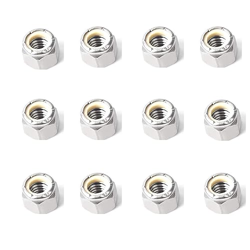 Hincell HL230812005 5/16-18 Inch Nylon Insert Hex Lock Nuts,Hincell 60Pcs 304 Stainless Steel Locknuts cover