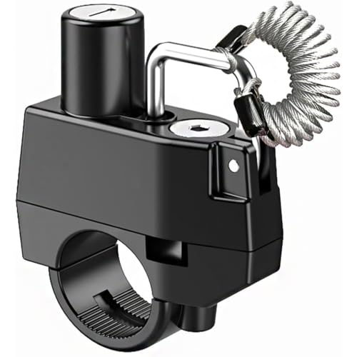 Candado para casco de motocicleta fácil de usar con llave 2