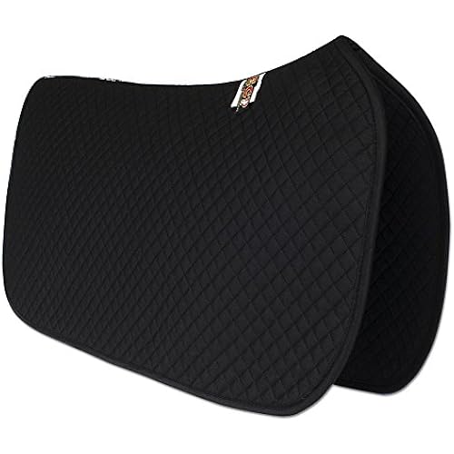 ECP Equine Comfort Products All Purpose Diamond Quilted Western Saddle Pad for Injury Prevention, Breathable, Hypoallergenic, Shock-Absorbing Cushion for Horse Comfort