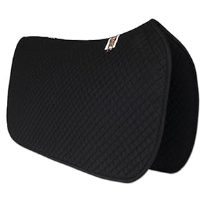 ECP Equine Comfort Products All Purpose Diamond Quilted Western Saddle Pad for Injury Prevention, Breathable, Hypoallergenic, Shock-Absorbing Cushion for Horse Comfort