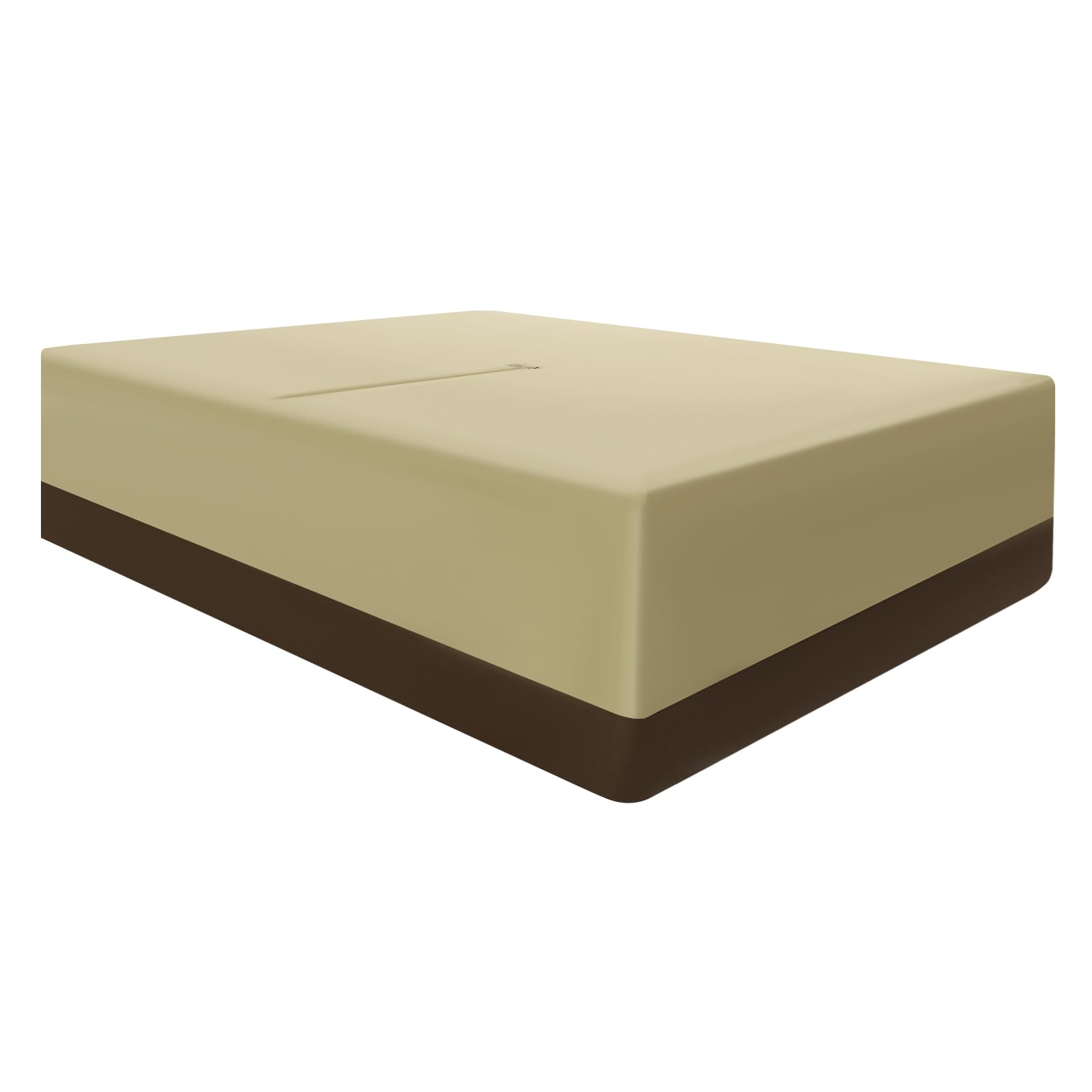 Domhedrun Beige/Silver Stylish & Coffee Outdoor Furniture Cover, Modern Patio Sofa Table Chair Protector, 190T Polyester -Coated All-Season Protection For Home Garden, With Storage Bag