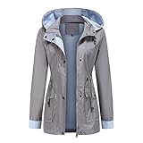 MODFUL Womens lightweight Jackets Waterproof Rain Jacket Windbreaker Outdoor Trench Coats With Hood