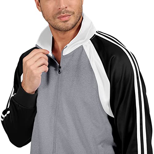 Classic Track Suits Mens Set 2 Piece Jogging Sweat Suits - image 4