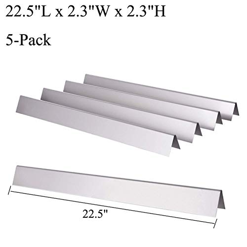 GasSaf 22.5 inch Flavorizer Bars for Weber 7536, Grill Parts for Spirit 300 E310 E320 S310 S320, Spirit 700, Weber 900, Genesis Silver B C, Genesis Gold B C, Grill Flavor Bars for 7537 65903 (5-Pack) - Thumbnail 2