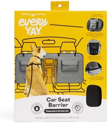 EveryYay by Petco Road Trippin' Pet Vehicle Barrier Charcoal