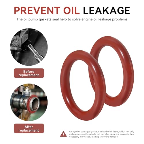 Image of 4 Pack B32790 Oil Pump Pickup Tube O-Ring Gasket Kit-High Temp Seals for LS Engines,Compatible with Chevy Silverado /Suburban /Tahoe,GMC Sierra /Yukon,Cadillac Escalade(5.3L 6.0L V8)