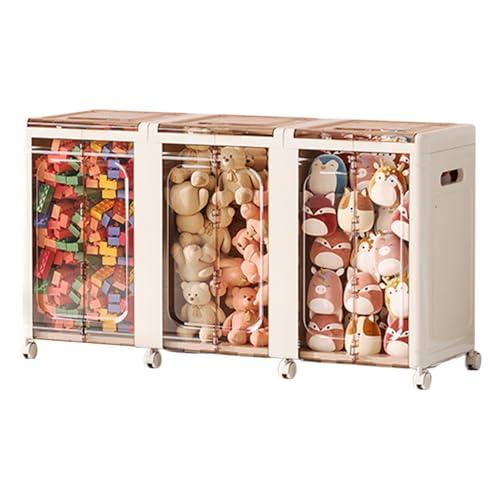 Caja De Almacenamiento Plegable De Gran Capacidad, Contenedores De Almacenamiento Apilables, Contenedores De Organización De Ropa 44x29x19cm/17.32x11.42x7.48in Fácil De Transportar/ahorrar Espacio Par