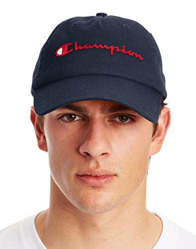 Champion Men's Ameritage Dad Adjustable Cap, Navy, One Size