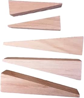 Wooden Wedges Used for Chair Caning and Basket Making 3 Big and 2 Smaller Wood Wedges