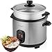 Produktbild Reiskocher | Multikocher | 1,5 Liter | Dampfkocheinsatz | Reis Kocher | 500 Watt | Aluminium | Automatische Abschaltfunktion | Messbecher | Warmhaltefunktion | Innentopf | Reis Kochtopf | Rice Cooker