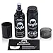 Elevate Hair Building Fibers 3-in-1 Kit for Thinning Hair (Black) Keratin Hair Thickening Powder with Fiber Lock Spray & Hairline Optimizer Comb - Instant Hair Concealer Waterproof for Men & Women