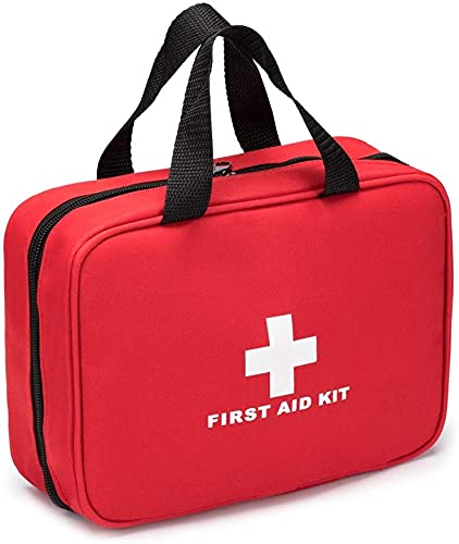 EHBO-kit 106 stuks EHBO-kit voor thuis, auto en reizen - inclusief driehoekig verband, foliedeken, medische schaar en meer