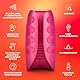 Durex Slide & Vibe Masturbator - Sex Toy mit 3 Leck- & 7 Vibrationsmodi - Vibrator Sexspielzeug für Männer & Paare - Wasserfest, leise & USB-aufladbar