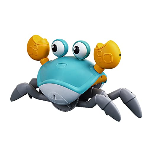 Musik Kinderspielzeug für 0-6 Jahre alte Jungen und Mädchen, Musikalisches Krabbelkrabben-Babyspielzeug mit LED-Leuchten, interaktives Krabbelspielzeug für Kleinkinder Cover