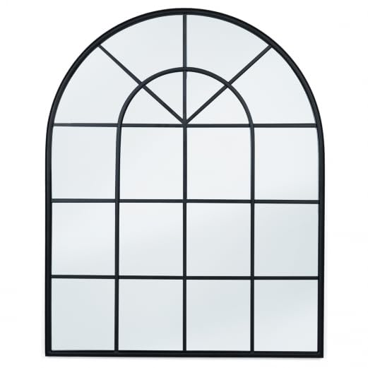 IDMarket – Espejo de cristal con arco de diseño industrial 80 x 100 cm
