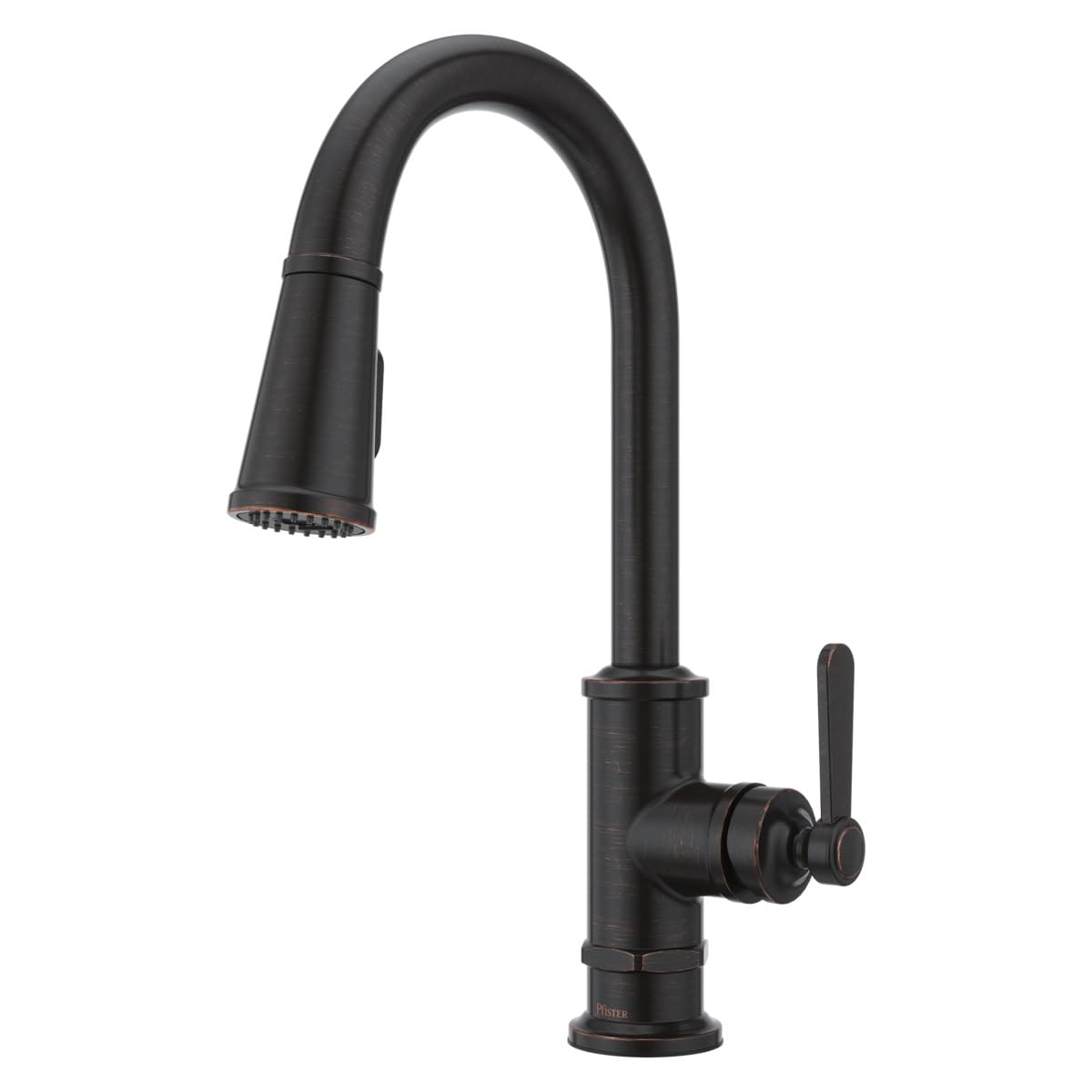 Pfister, GT529-TDY, Port Haven 1.8 GPM Deck Mounted Pull Down Kitchen Faucet, Tuscan Bronze