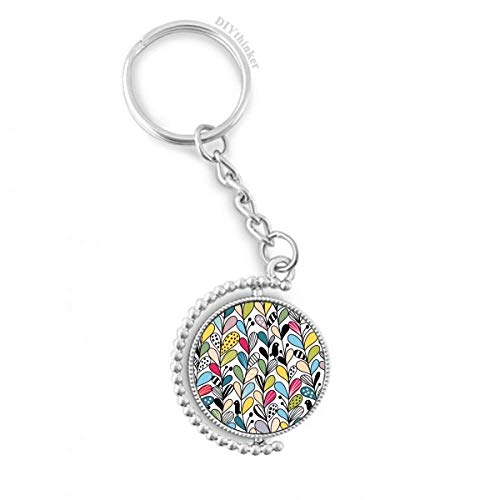 Llavero Anillo Pilgrim de hojas de corazón para organizar tus llaves con arte