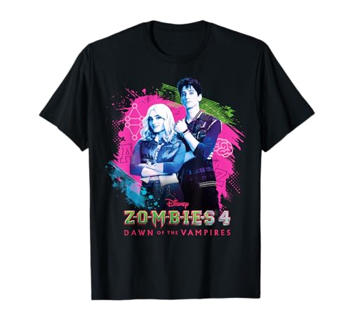Disney Zombies 4: Dawn of the Vampires Movie Zed & Addison T-Shirt - image 1