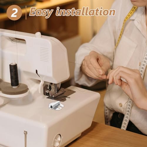 Alipis set 4 pies prensatelas para máquina de coser miniatura 6