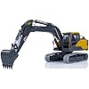Double E 1:14 RC Excavator Model for E010 EC160E Full Alloy Metal RC Engineering Digger Vehicle Motor ESC Servo Light
