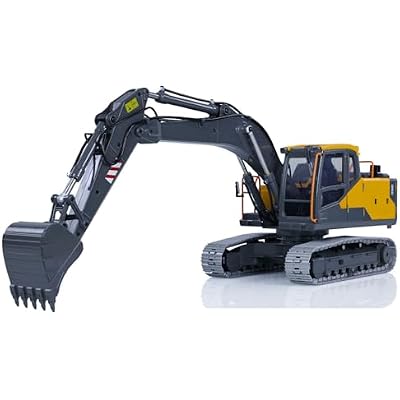 Double E 1:14 RC Excavator Model for E010 EC160E Full Alloy Metal RC Engineering Digger Vehicle Motor ESC Servo Light