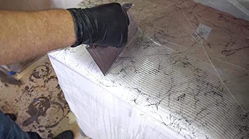 1/8” Square Notch Trowel for Epoxy, Masonry, Tile, and More! Lightweight Hand Trowel is Reusable and Easy to Clean for Epoxy Projects and Home Improvement! - Thumbnail 5