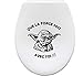 Sticker WC YODA lunette abattant toilette