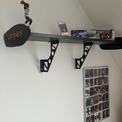Image of GT3 RS Style Spoiler Wall Shelf - Racing Car Inspired Wall Mounted Shelf for Home, Office & Garage | Automotive Display Shelf | Motorsport Decor