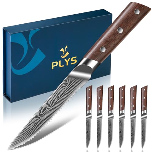 Plys Steak Knives Set of 6 Japanese: Ser…