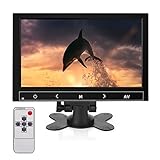 Mini moniteur 10,1', écran Raspberry Pi 1280 x 800, écran IPS avec HDMI USB VGA AV BNC - Moniteur portable pour bureau/magasin/ordinateur, TV Boxs (7-1024x600P)