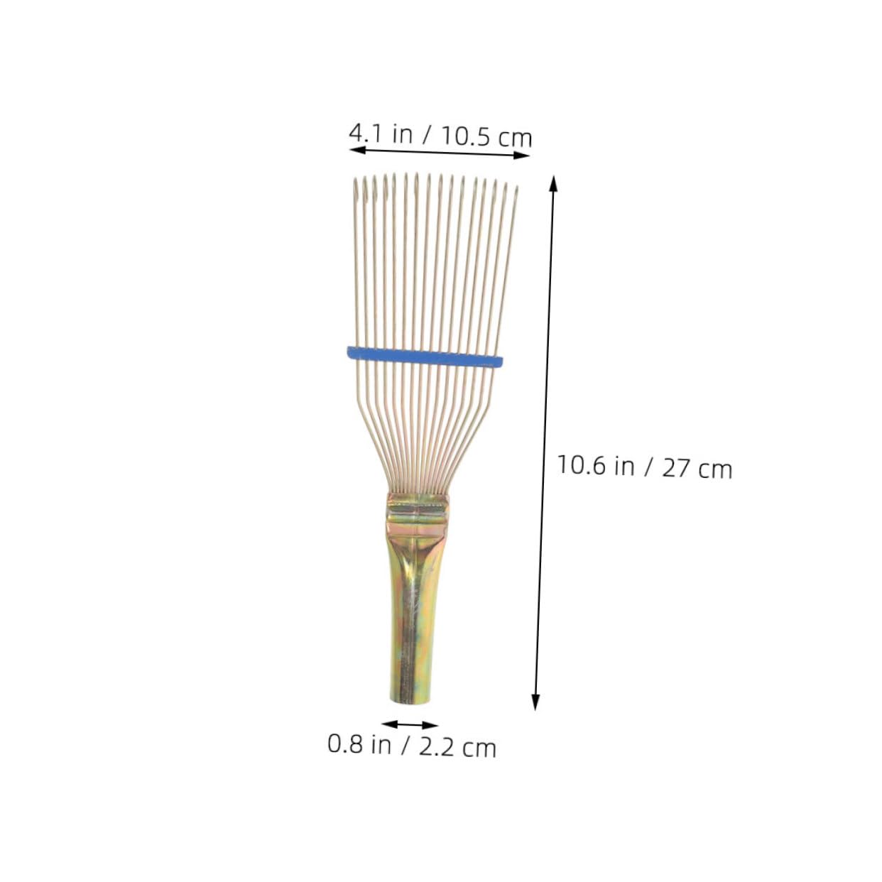 Yardenfun Horse Hair Rake Ergonomic Grooming Brush for Sheep Cattle and Goats Efficiently Removes Loose Hair Comfortable to Clean