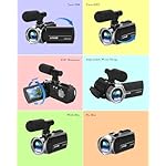 Video Camera Camcorder HD 2.7K 36MP Video Recorder Camera Vlogging Camera for YouTube Video Camera Camcorders for Kids with 3.0" LCD Screen and 32G SD Card - Image 4