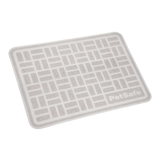 PetSafe Cat Litter Mat - Waterproof Litter Trapping Mat for Hygienic Clean Floors - Anti-Slip Double Layer Back - Cat-Friendly Texture for Sensitive Paws