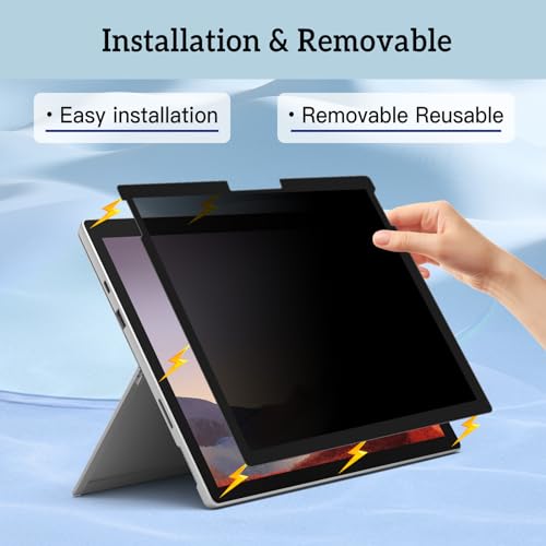 ZOEGAA Surface Pro 13 Privacy Screen, Anti-Glare & Scratch Resistant, Compatible with Microsoft Surface Pro 11/10/9/8/X, Matte Finish, 13 Inches, 1 Pack