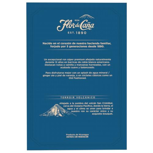 Miniatura 4 de Ron Flor de Caña Centenario 12 años, 1 botella 70 cl