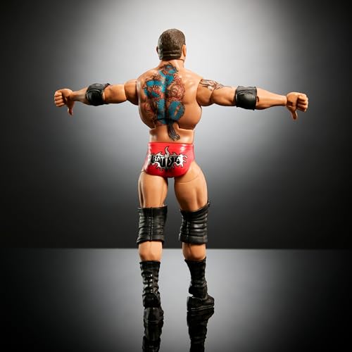 Mattel WWE Elite Collection Action Figure Royal Rumble Batista with Accessory and Virgil Build-A-Figure Parts