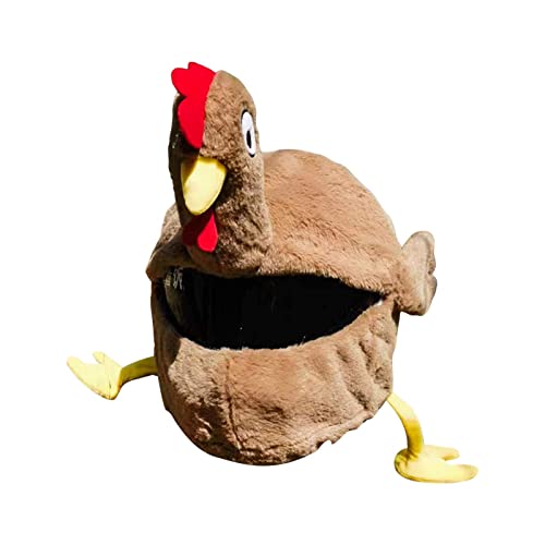 Turkey Shape Motorcycle Helmet Cover Soft Plush Universal Funny Helmet Cover