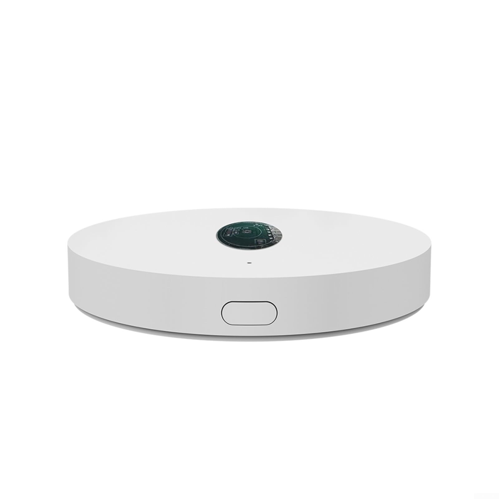 für Smart Life für WiFi/für ZigBee Lichtsensor Helligkeitsmesser für Hausautomation, Energieeffizient, Präzise Erkennung, Einfache Installation, für Tuya, 6,5x6,5x1,2cm, Weiß(Wifi)