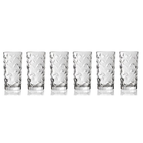 RCR Laurus Crystal Highball Set of 6