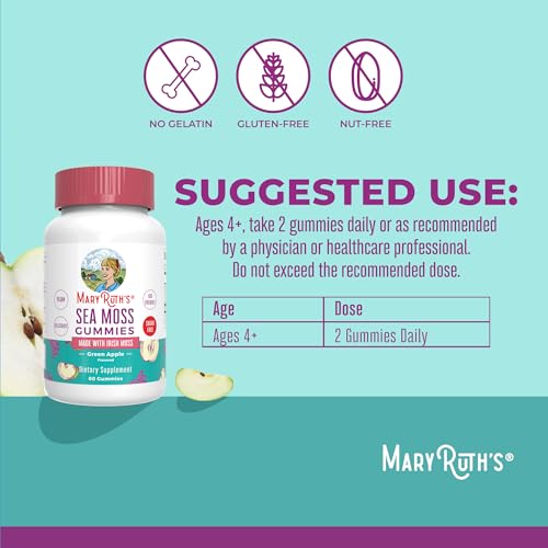 Mary Ruth's Sea Moss Gummies (60 ct, 50 mg) — view 3